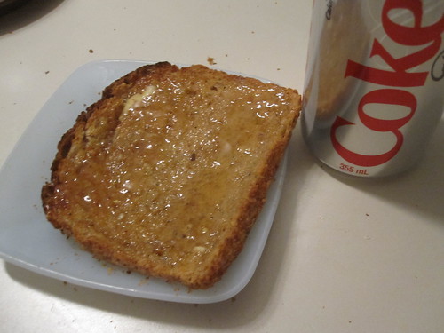 Honey toast, Diet COke