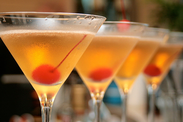 Golden Prosperity cocktails
