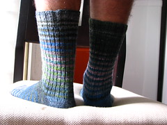 stripped socks