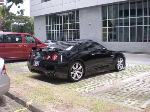 BLACK NISSAN GTR SINGAPORE SPOTTING 035
