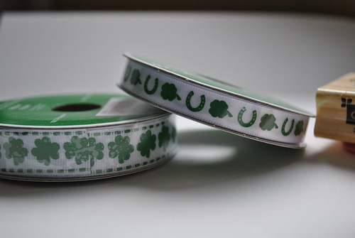 ribbons for St. Patrick's Day