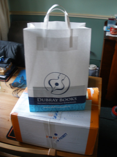 More vampire books (in the bag), and a parcel from Finland