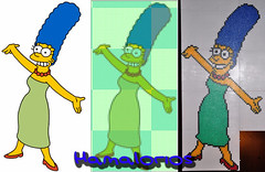 Como hacer Marge Simpson en Hama Beads : El proceso
