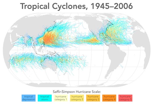 Tropical cyclones 1945-2006