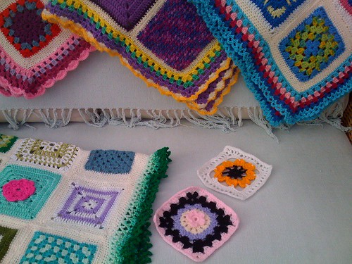 An afternoon with Valeries' Squares. Thank you Valerie!