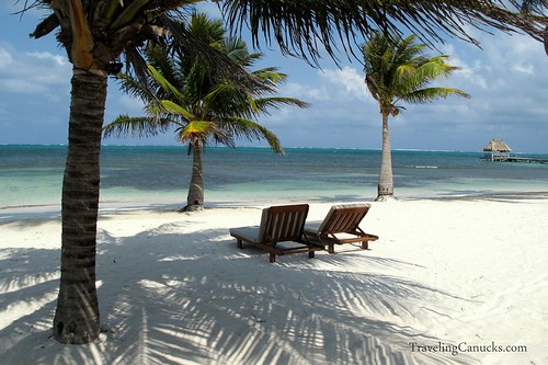 Beach at Victoria House, Belize