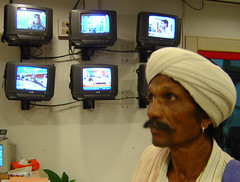 Tribal chief in Indian TV station