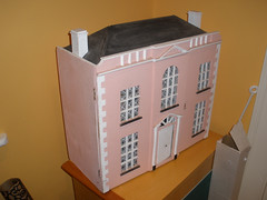 M's dollhouse as she bought it