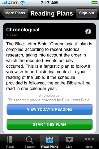 Chronological Reading Plan
