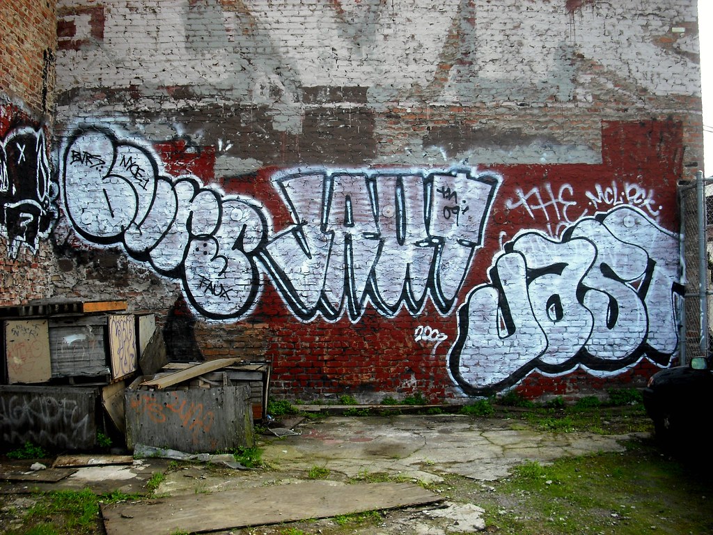 Burs Jaut Graffiti Throws San Francisco CA. 