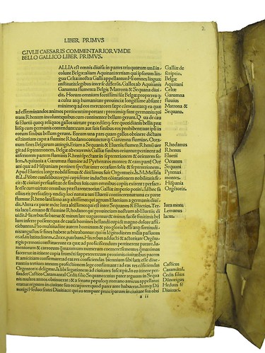 Title incipit in Caesar, Gaius Julius: Commentarii