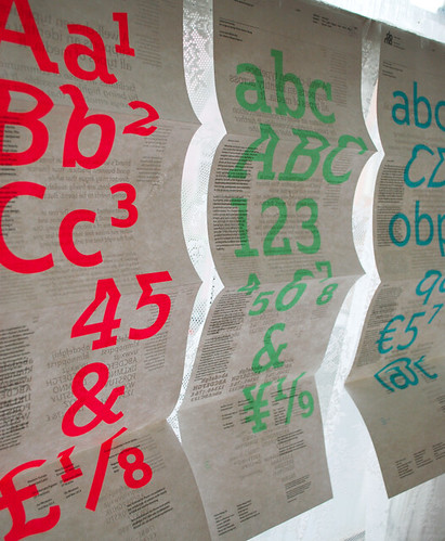 type specimen sheets