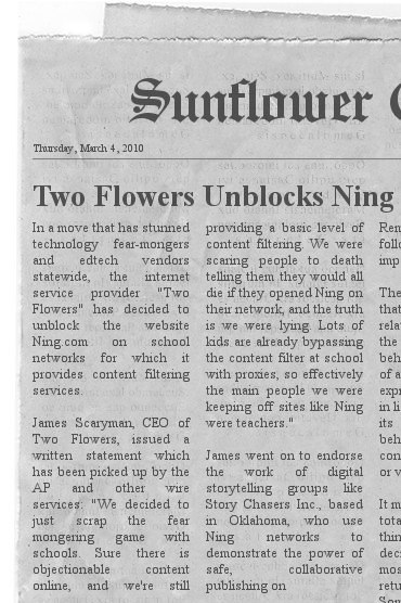 Two Flowers Unblocks Ning
