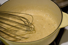 Whisk in the flour