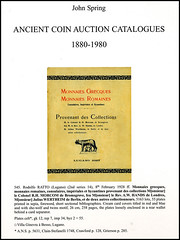 Spring Ancient Coin Auction Catalogs 1880-1980 b
