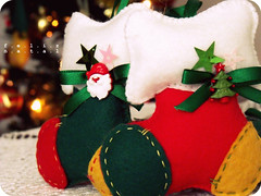 [ Botinha do Papai Noel ] (| Boutique do Feltro |) Tags: santa christmas tree natal de felt noel ornament boto feltro claus rvore papai botas bota enfeite botinha