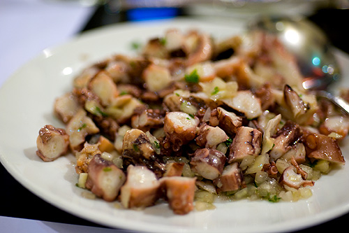 Octopus salad, Cafe Ou Mun, Macau
