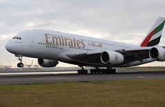 Emirates A380 at Sydney Airport