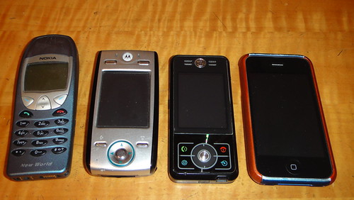 Nokia - Motorola E680 - Motorola E6 - iPhone 3G