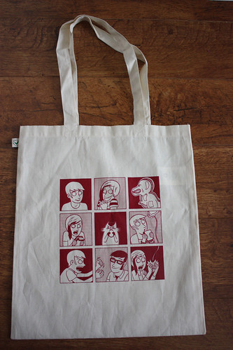 screen printed tote bag. Tote Bag! Screen printed