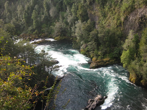 Fuy River below Huilo Huilo waterfalls