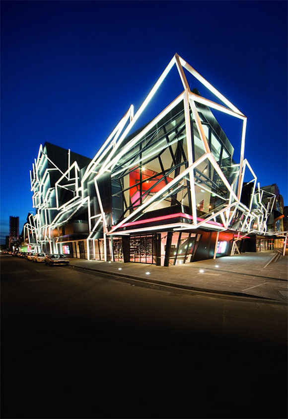 Arcitecture of Modern Theater Building in Melbourne
