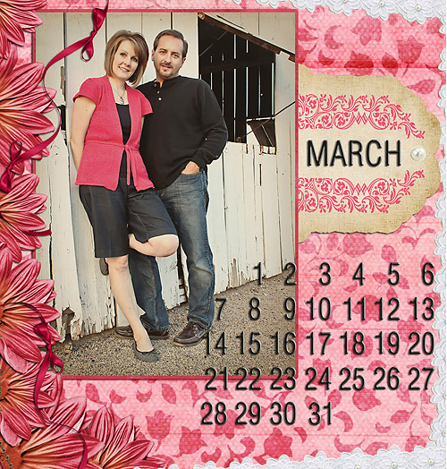 digi calendar march