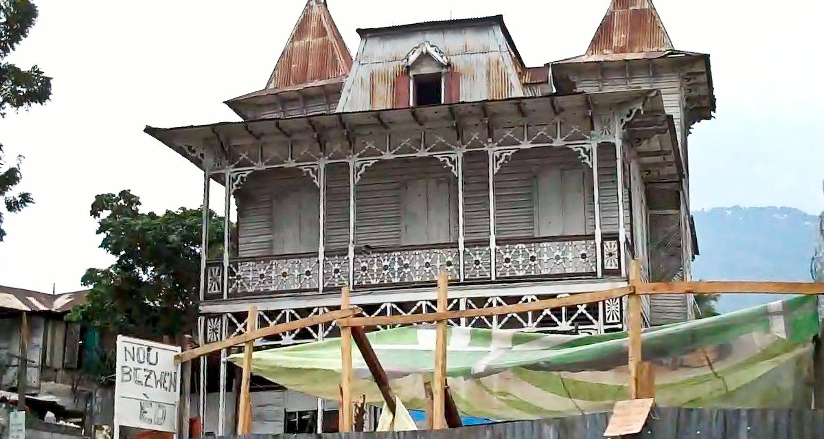 Several of the 19th-century gingerbread houses in Port-au-Prince managed to weather the January 12 earthquake