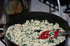 spinach-tofu ziti
