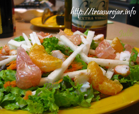 shrimp and citrus salad