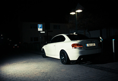 Bmw 120d Black. BMW 120D at Night