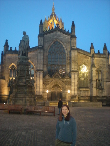 Clare at St. Giles Cathedral, Edinburgh