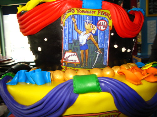 Detail from Cake Boss Cake Replica of Marie Roberts' Banner of Sword 