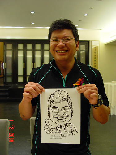 Caricature live sketching for Siam Express - 2