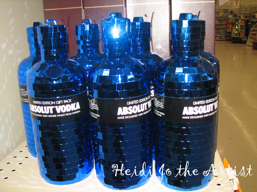 Bright Blue Shiny Repetition - Absolut Vodka