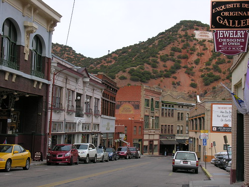 Americana on Main Street - notice copper colored hills