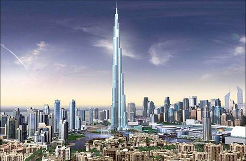 Burj Khalifa (Burj Caliph) Tower in Dubai