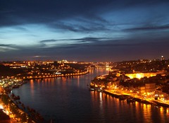 Douro River at night