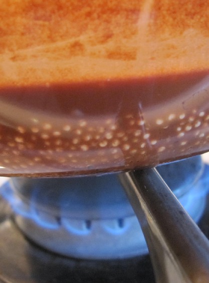 Chocolate Quinoa Cooking