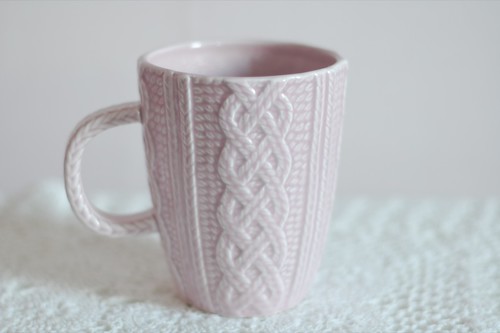 My sweet little knitted mug.