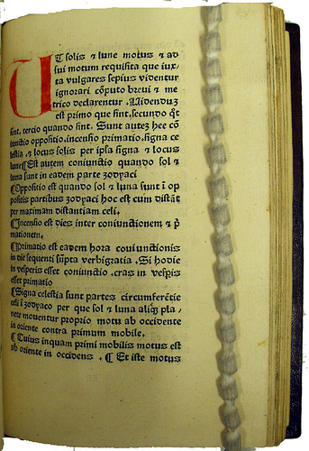 Coloured initial and paragraph marks in Johannes de Erfordia: Computus chirometralis