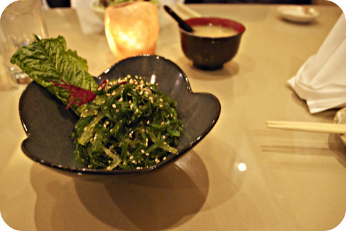 My (blurry) seaweed salad
