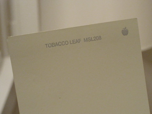 Good-bye Swine, Hello Tobacco Leaf.