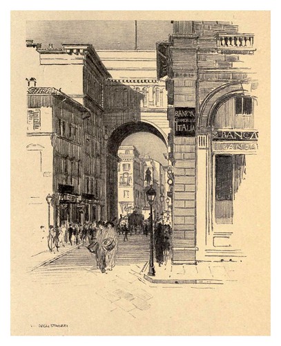 001- Via Strozzi-Florence  a sketch book (1914)- Richards Fred