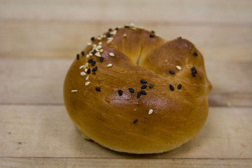 challah roll with seeds