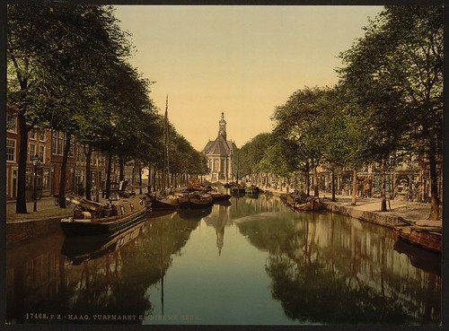[Peat market and new church, Hague, Holland] (LOC)