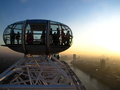 Atop the London Eye