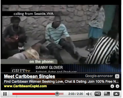 Inapproriate Google ads - Haiti disaster 05
