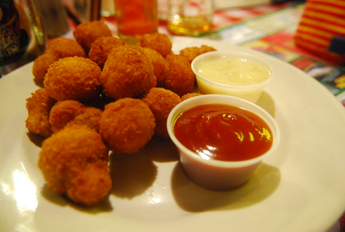 Fried mushrooms @ Lisi's Ranch House