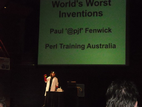 Paul Fenwick - the crazy scientist